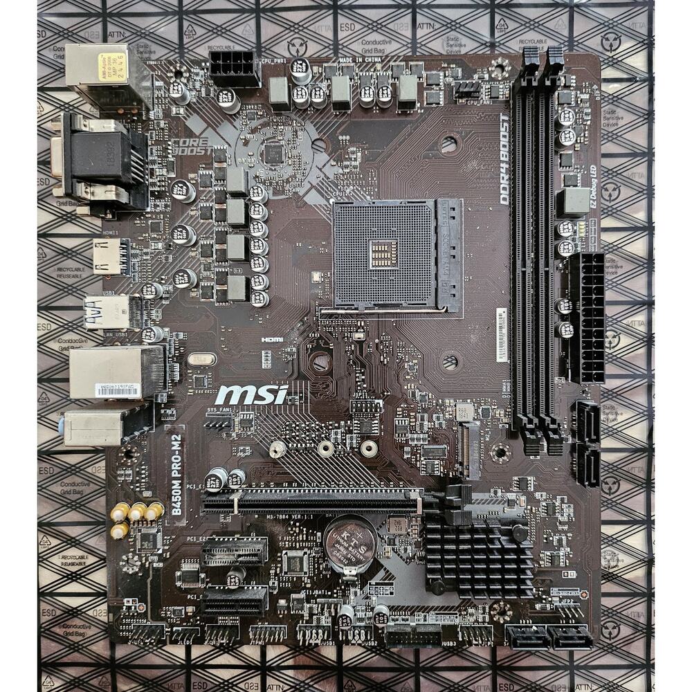 MSI B450M PRO-M2 Micro-ATX Motherboard